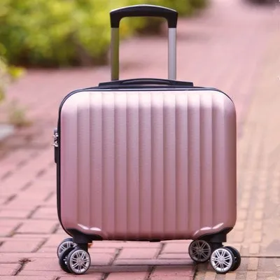 17 Inches Universal Wheels Small Luggage Mini Luggage Commercial Trolley Luggage Small Fresh