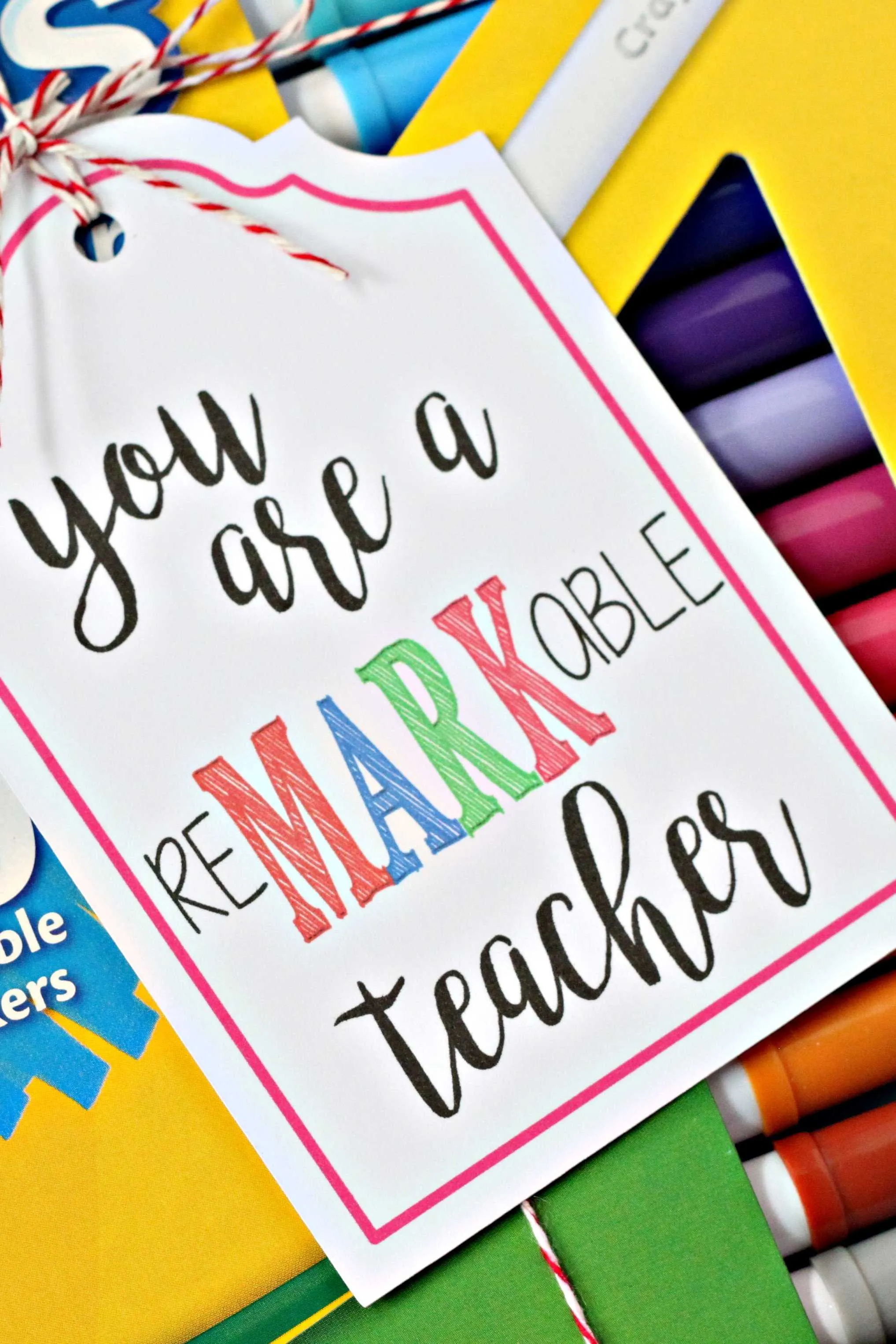 20 TEACHER SCHOOL SUPPLY TAGS printable