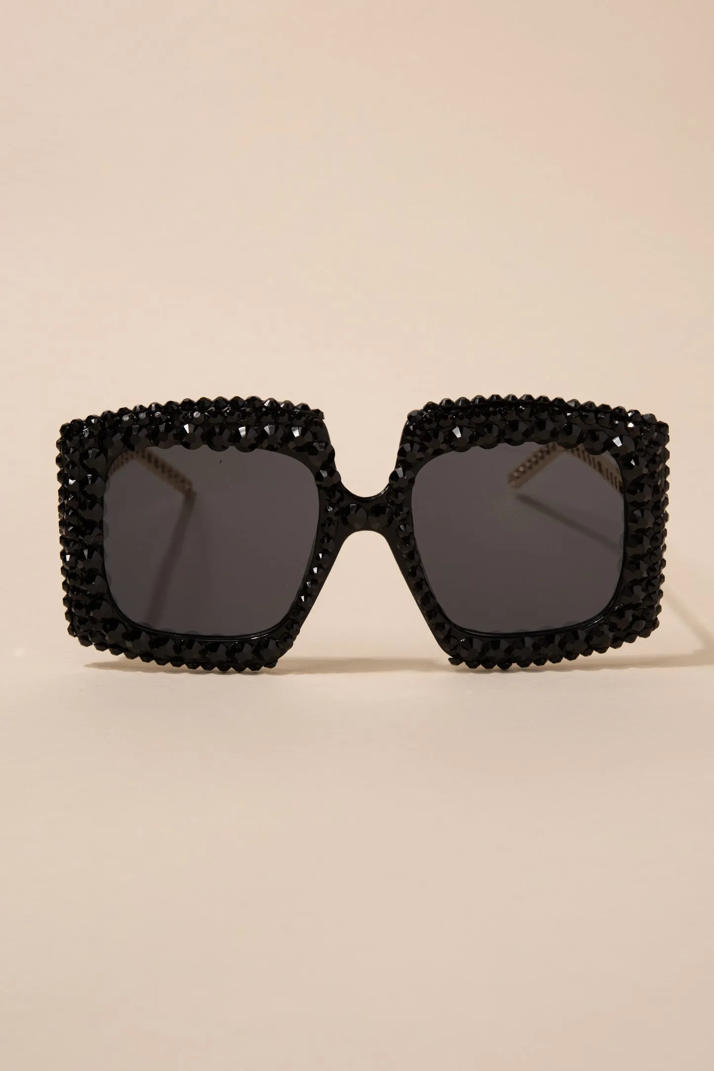 Anita Rectangular Rhinestone Sunglasses