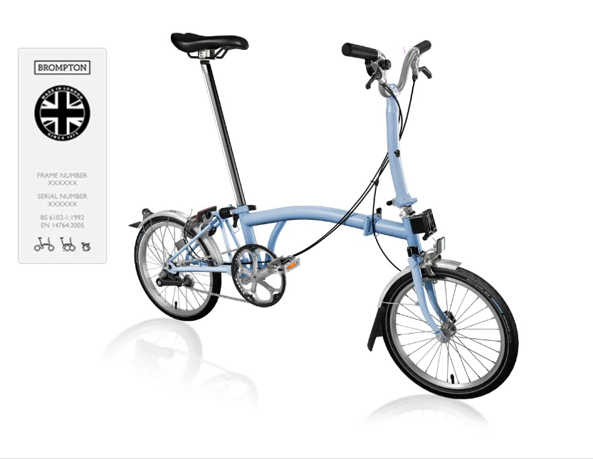 Brompton C-Line Utility Folding Bike