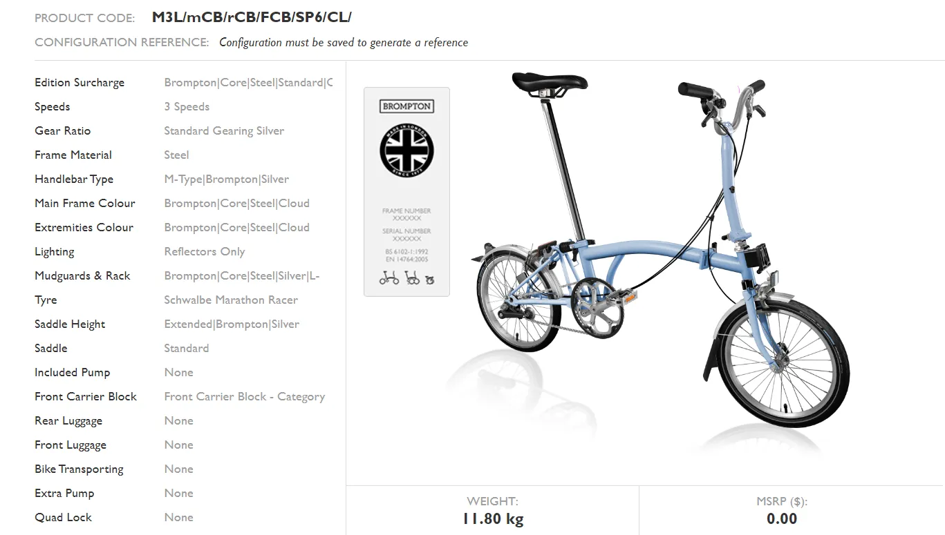 Brompton C-Line Utility Folding Bike