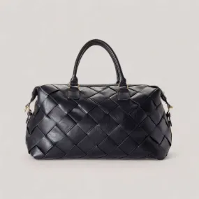 BROOKE | Black Woven Weekender