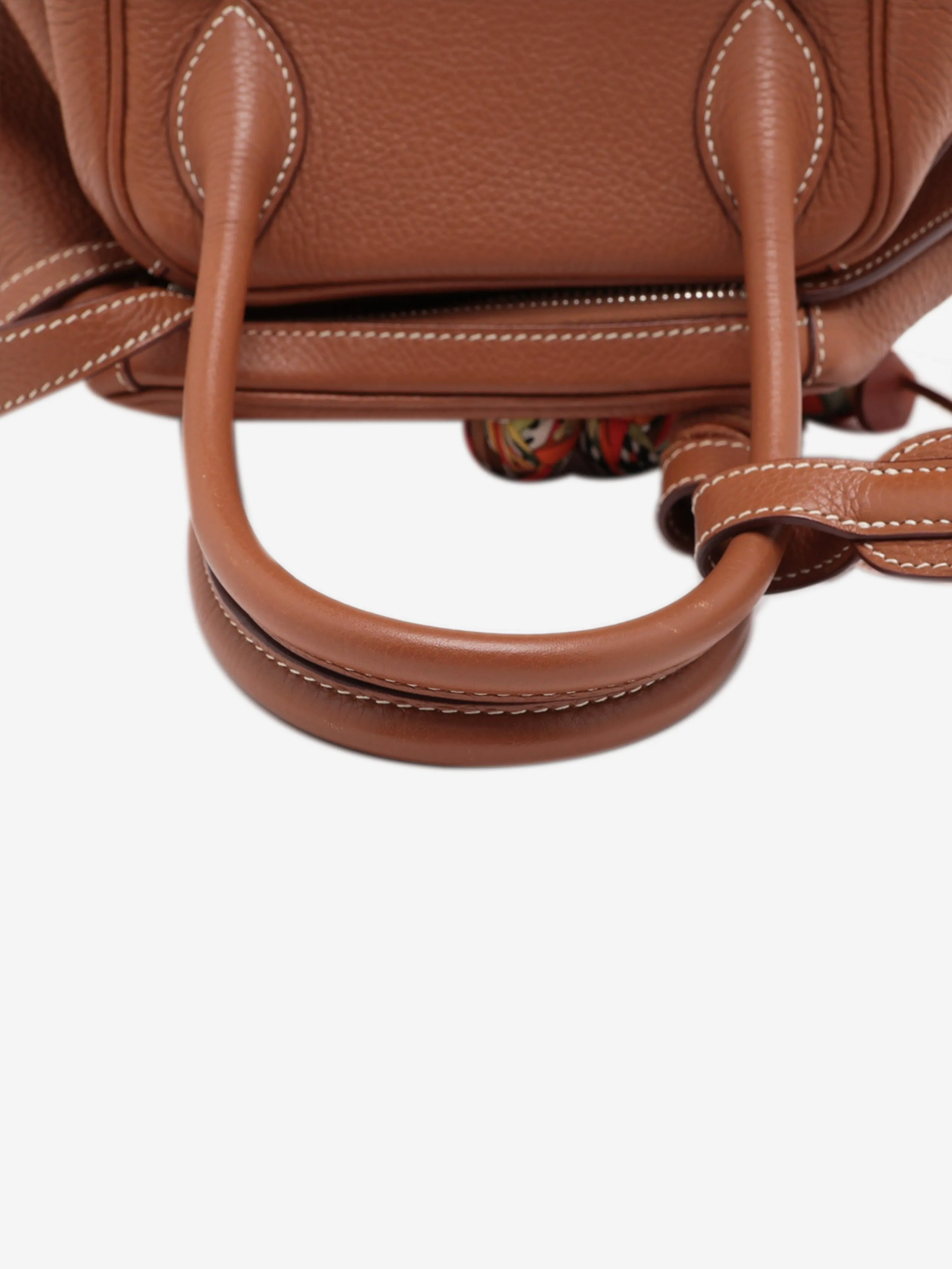 Brown 2007 Lindy 30 Taurillon Clemence leather bag