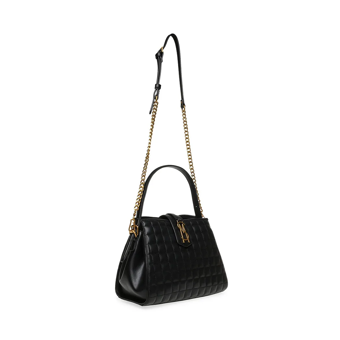 Black/Gold Bzhuri Crossbody Bag - Stylish and Chic