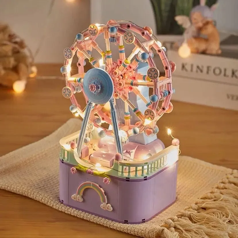 Carousel Ferris Wheel Assembly Building Blocks