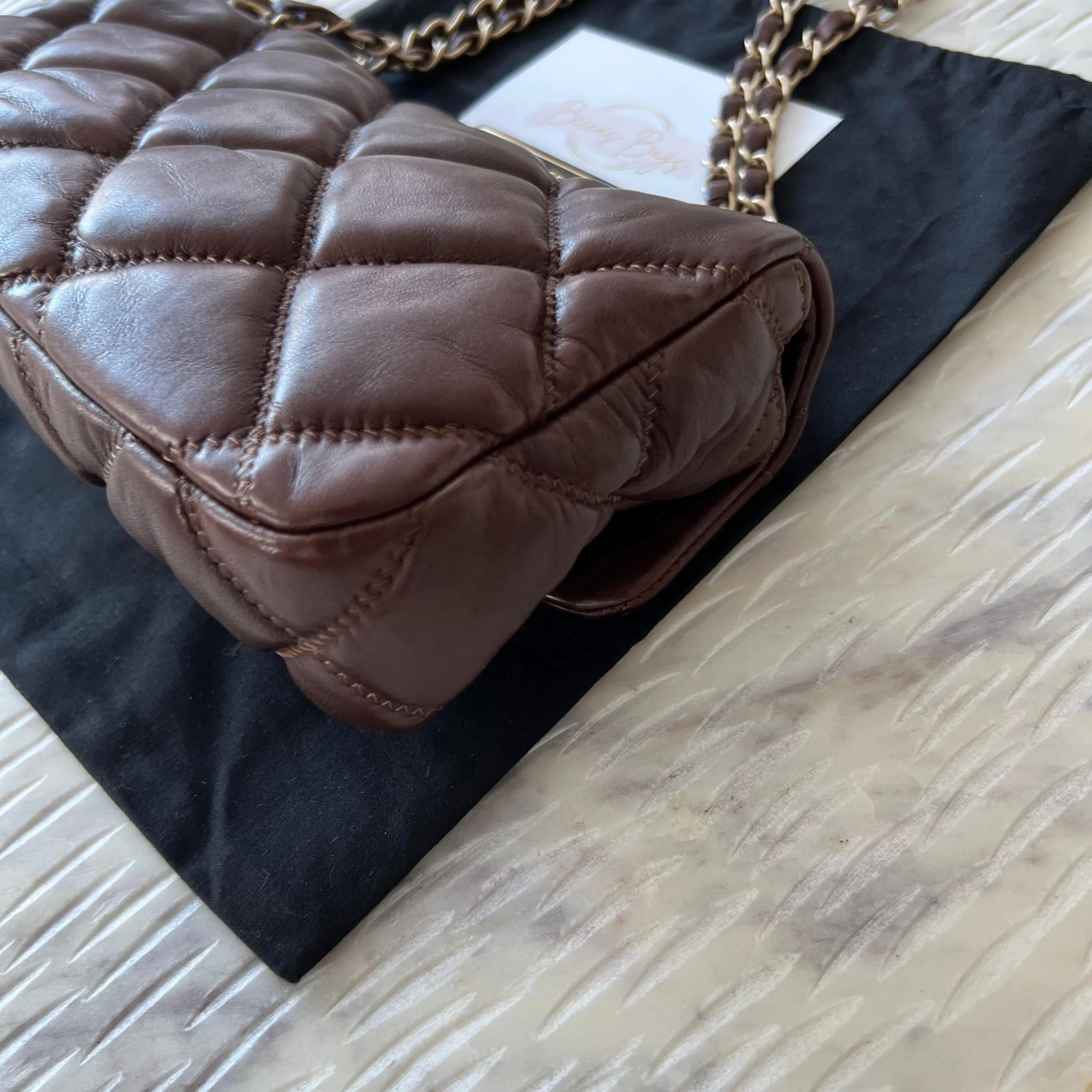 Chanel Bubble Quilted 2.55 Single Flap Bag