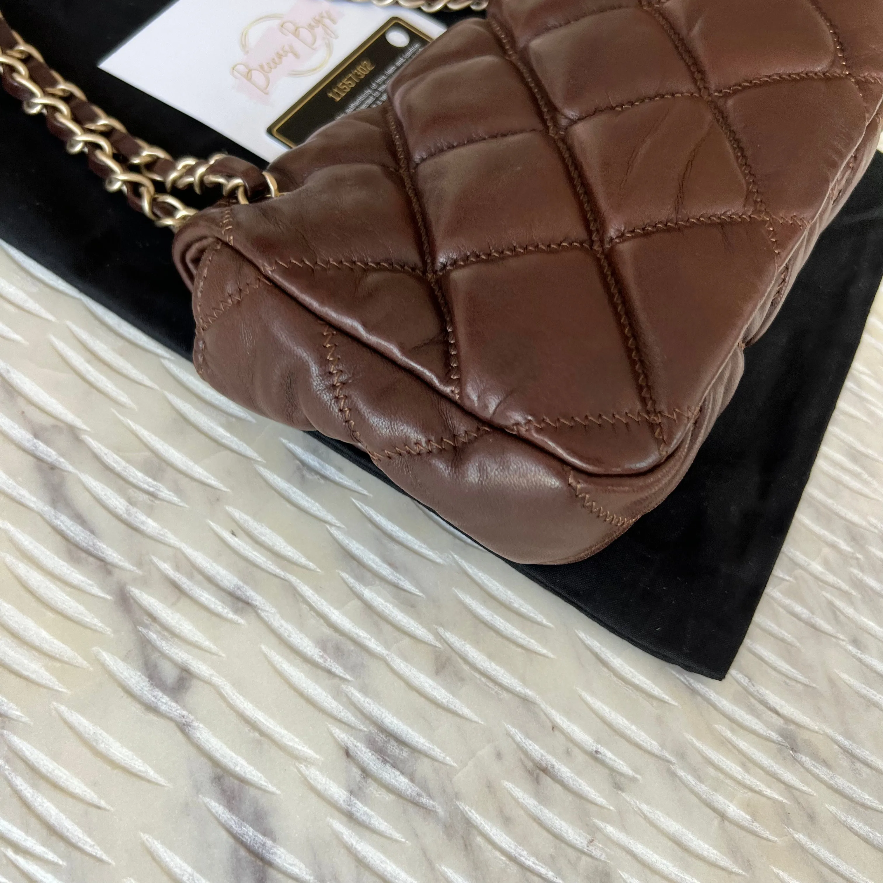 Chanel Bubble Quilted 2.55 Single Flap Bag