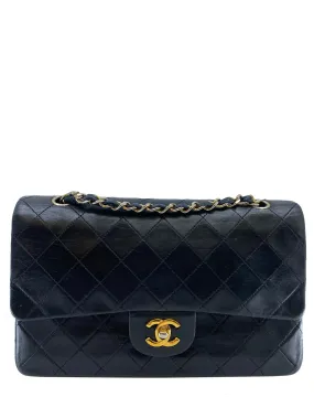 Vintage Chanel Medium Classic Double Flap Bag in Quilted Lambskin - Optimal Title