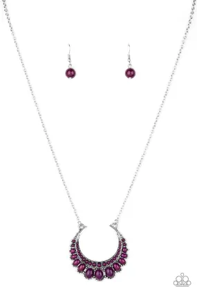 Count to ZEN Purple Necklace - Paparazzi Accessories