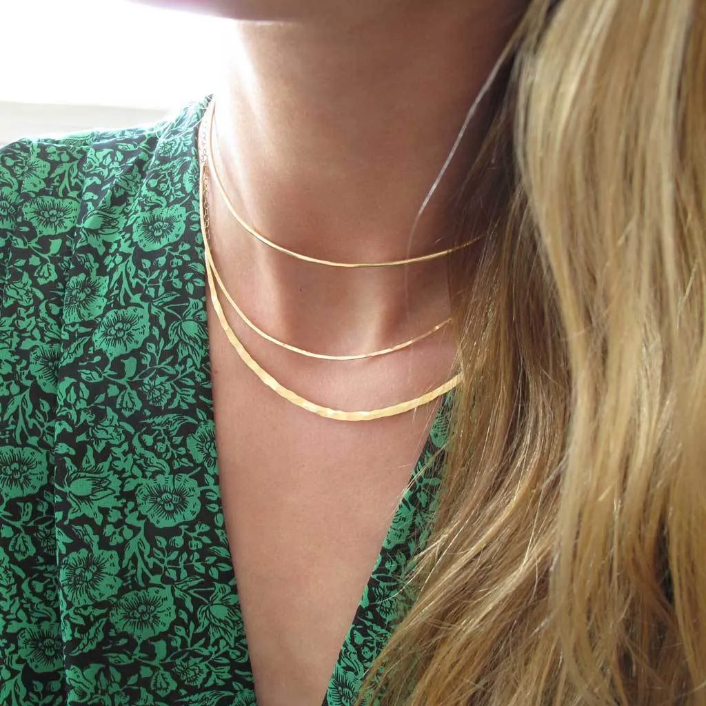 Crescent Collar Necklace