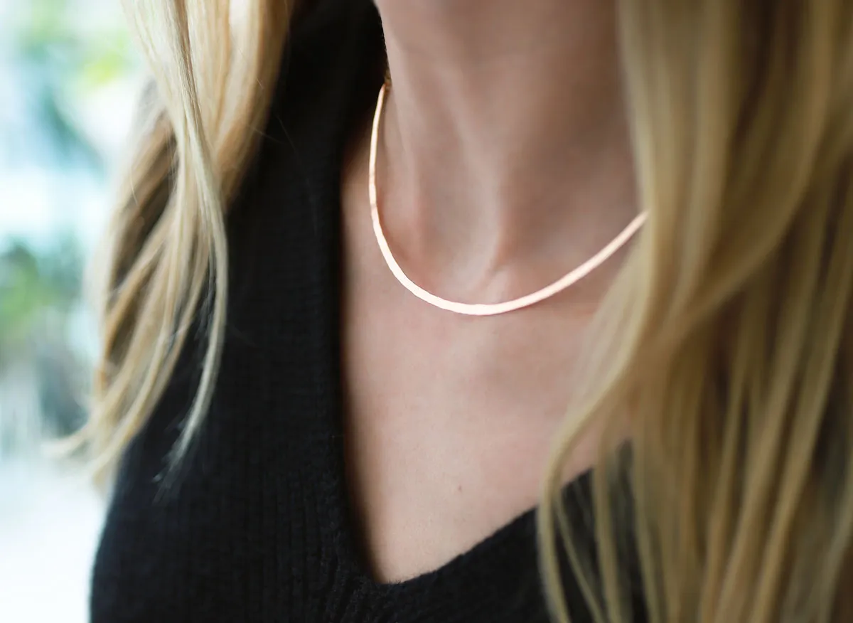 Crescent Collar Necklace