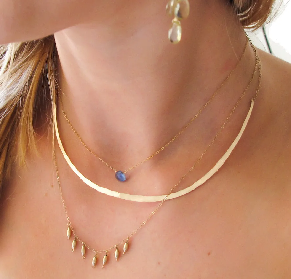 Crescent Collar Necklace