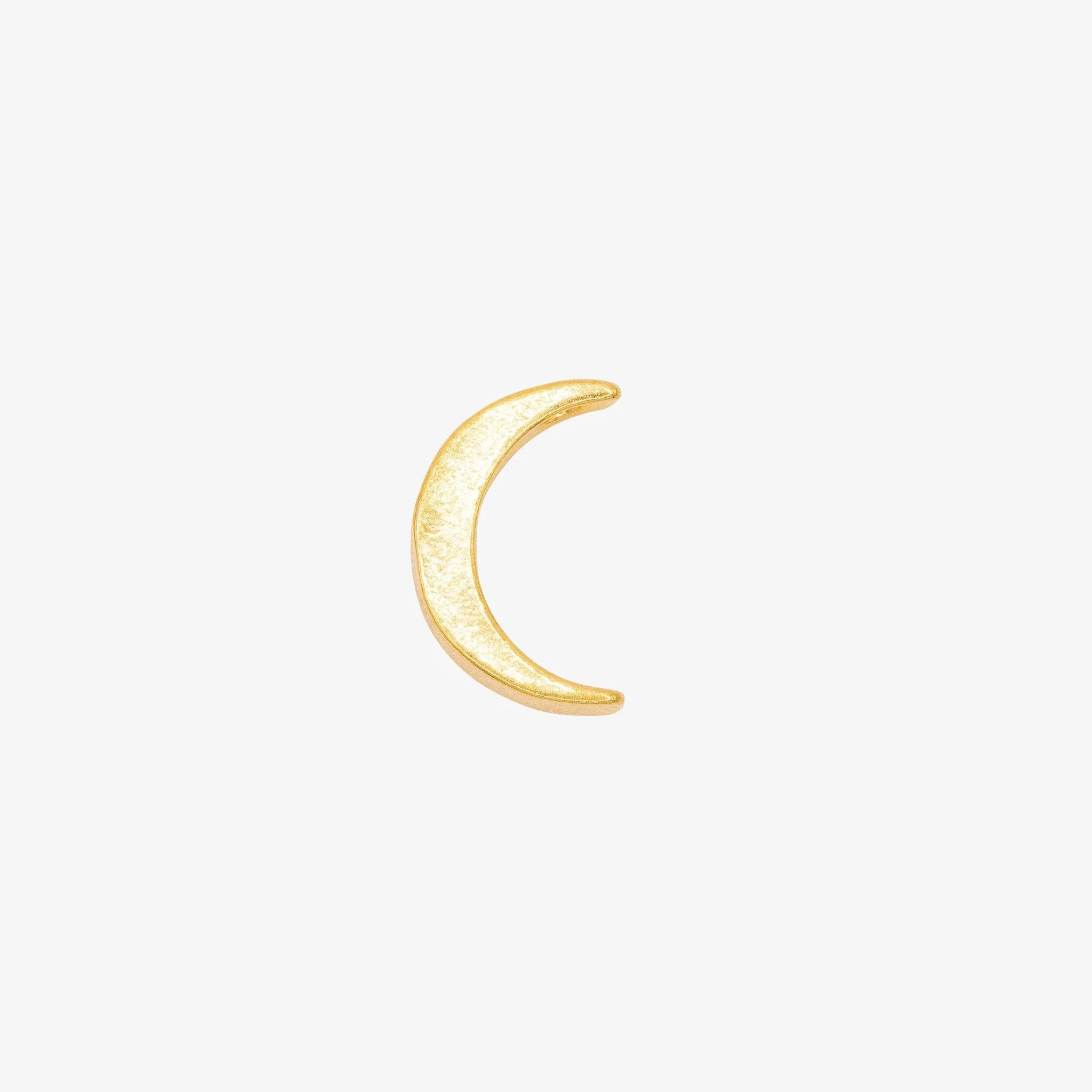 Crescent Moon Beads Charm Wholesale 14K Gold, Solid 14K Gold, 268G