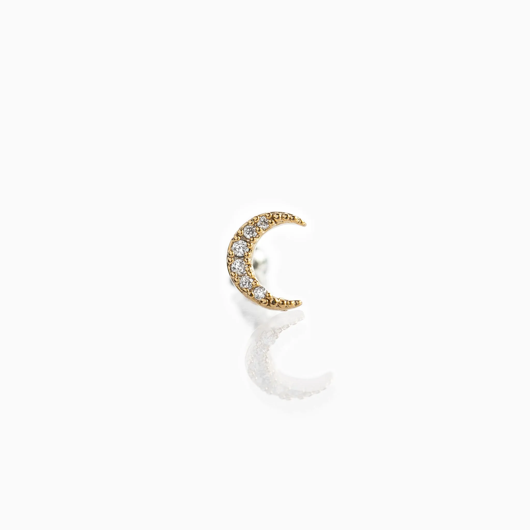 Crescent Piercing Style Earring