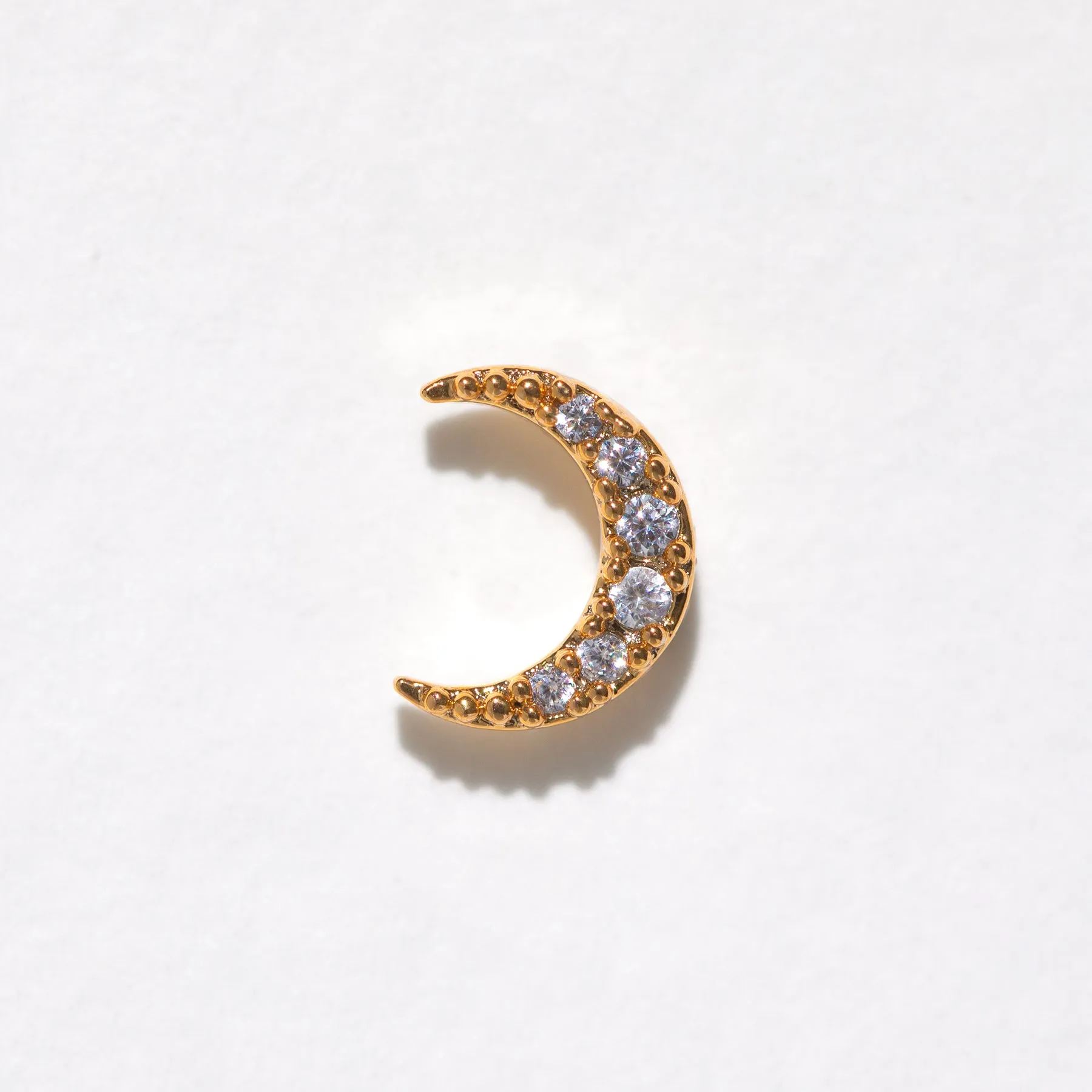 Crescent Piercing Style Earring