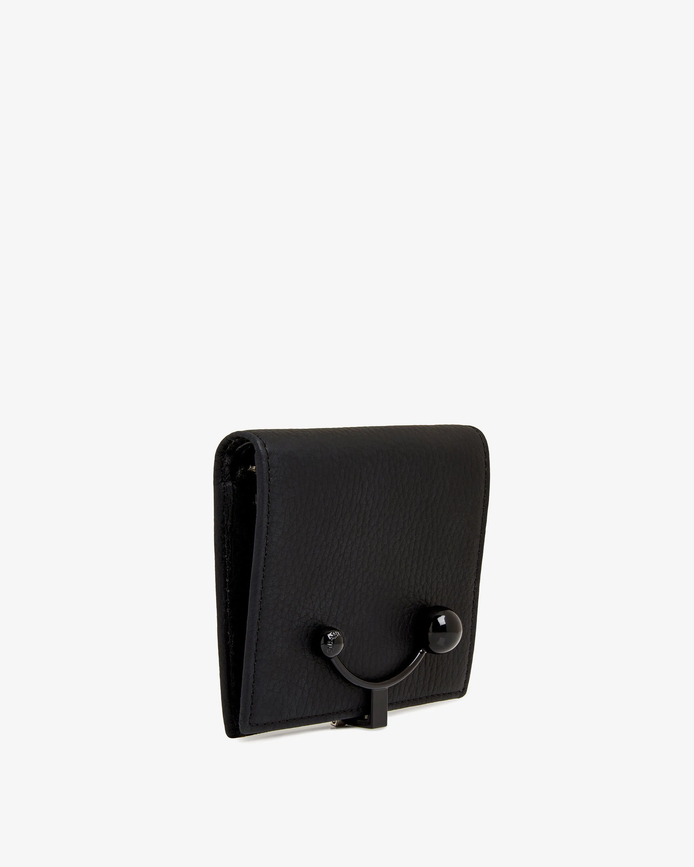 Crescent Wallet - Black Coated Bar