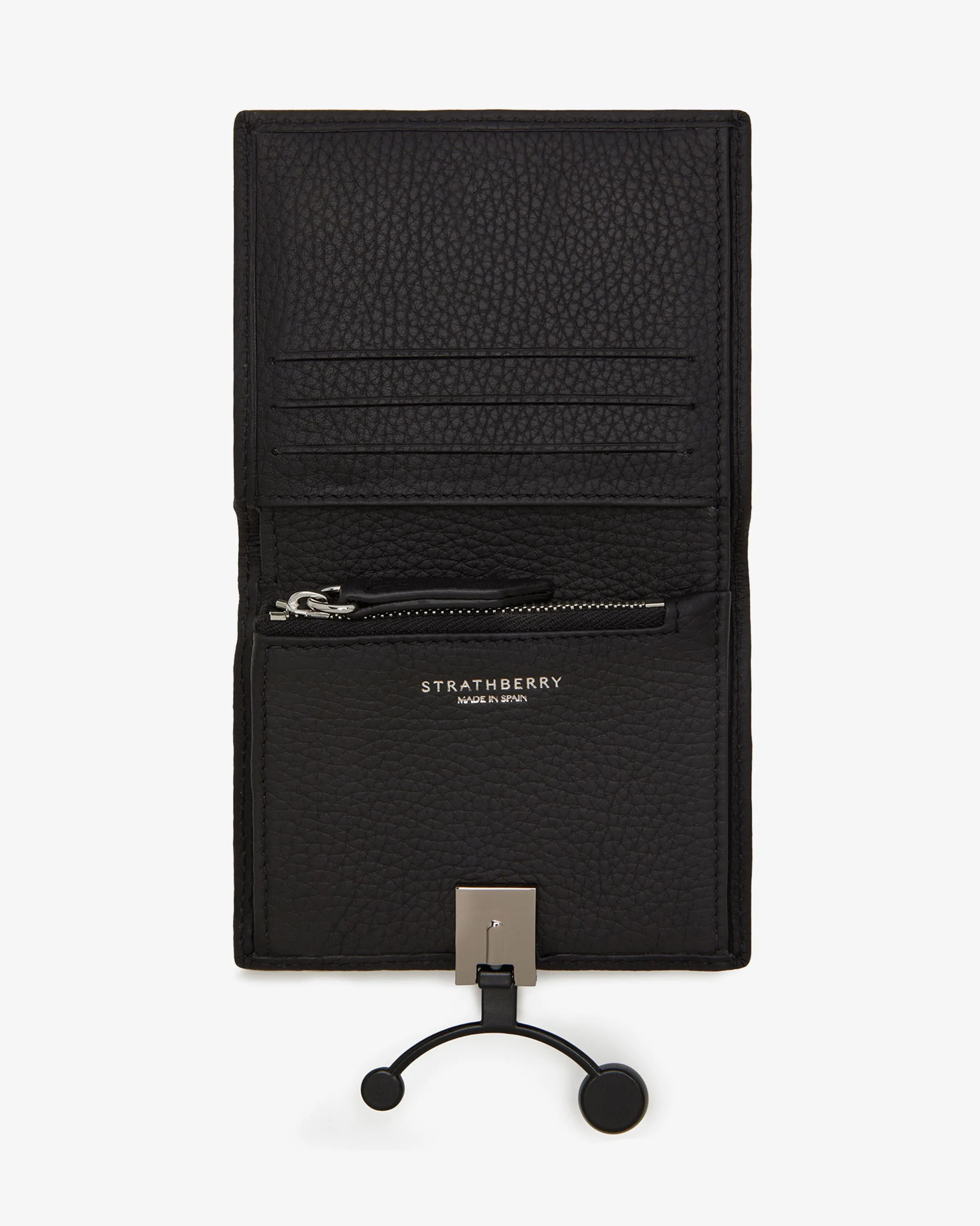 Crescent Wallet - Black Coated Bar