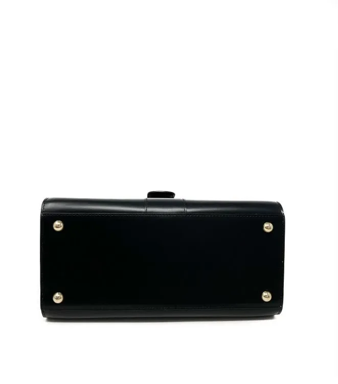 Delvaux Black Brillant MM Bag