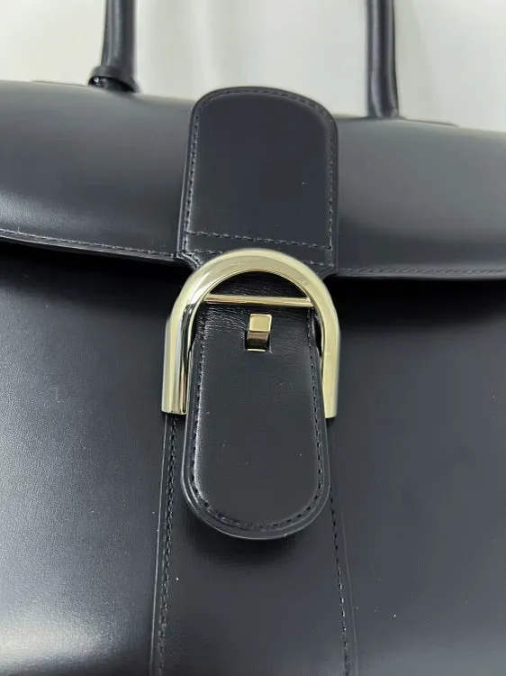 Delvaux Black Brillant MM Bag