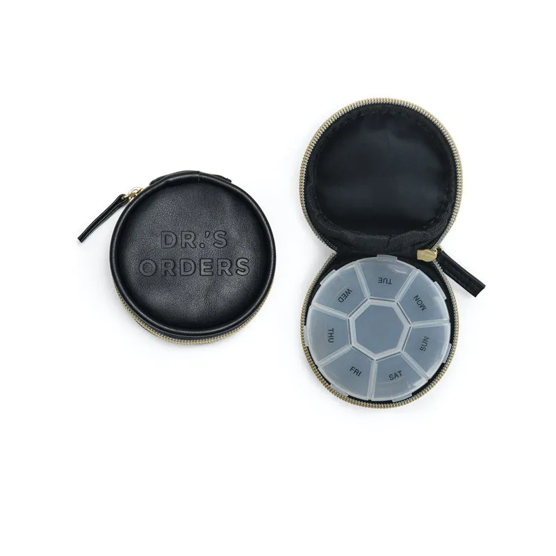 DESIGNWORKS INK | Vegan Leather Pill Box with Tassel - Dr.'s Orders