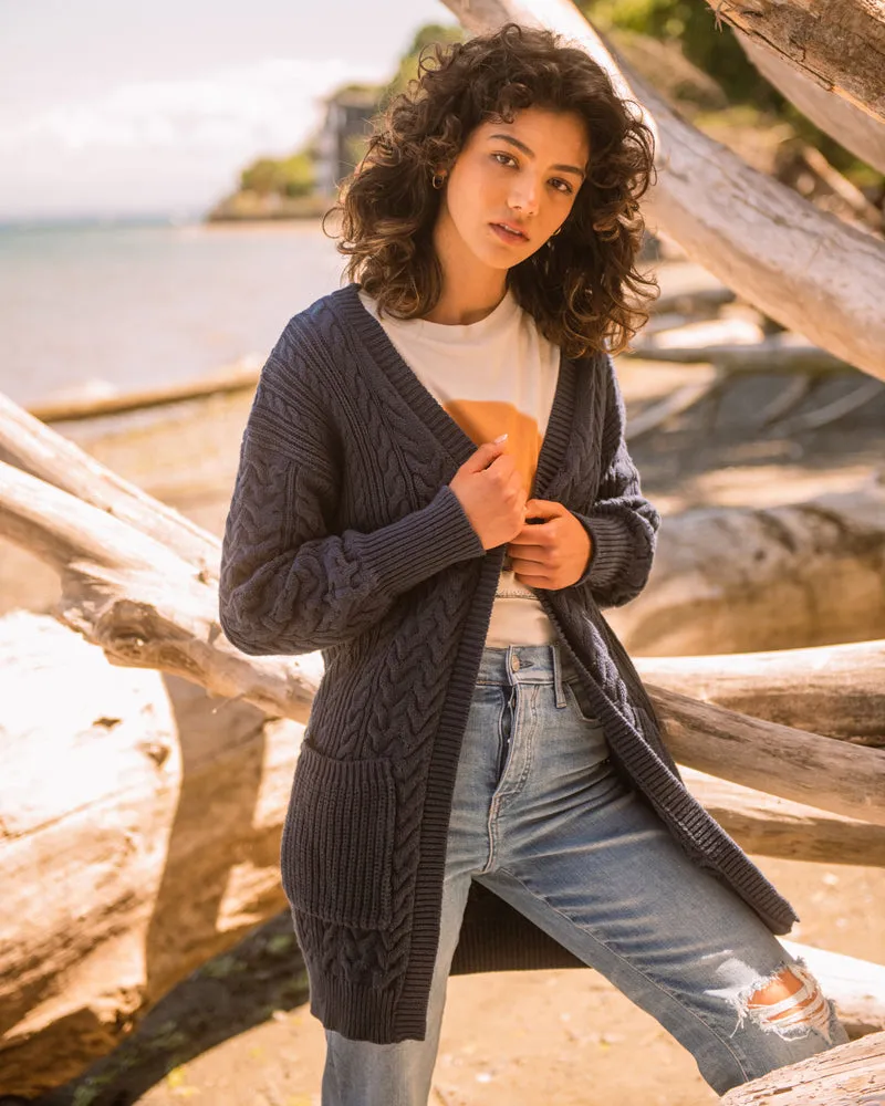 EcoKnit Cable Cardigan