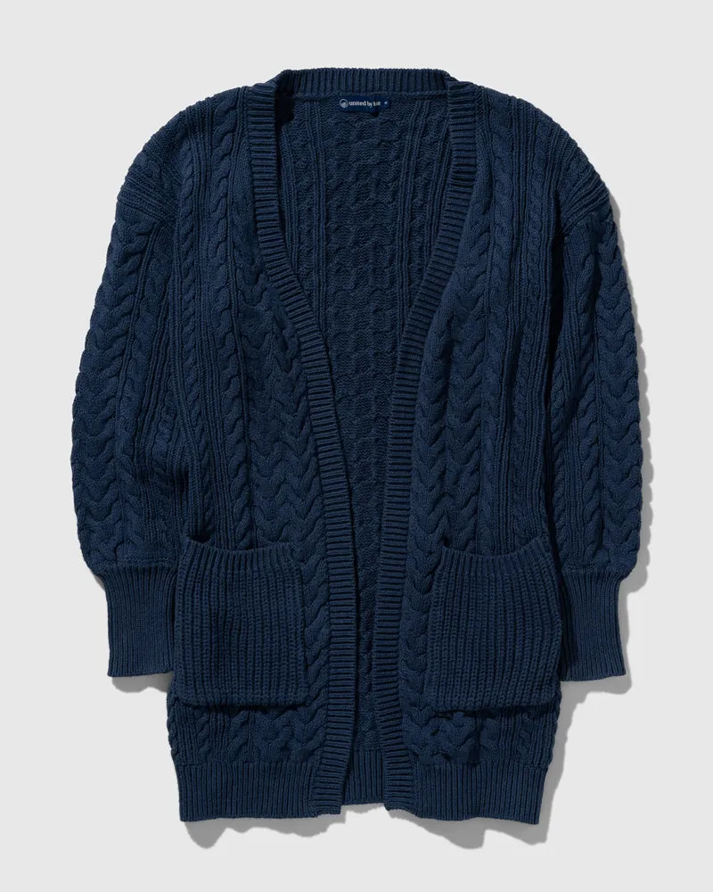 EcoKnit Cable Cardigan