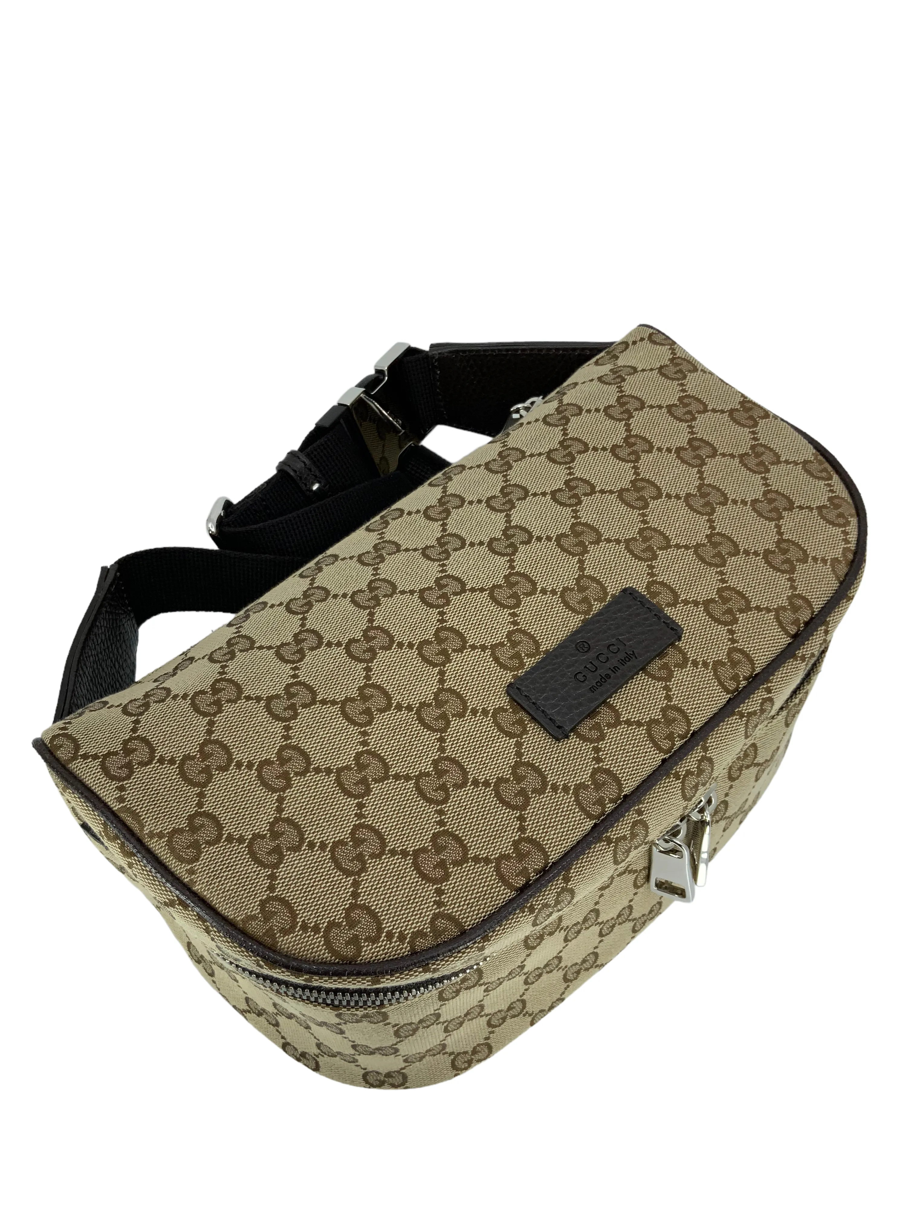 Gucci GG Monogram Canvas Waist Pouch NEW