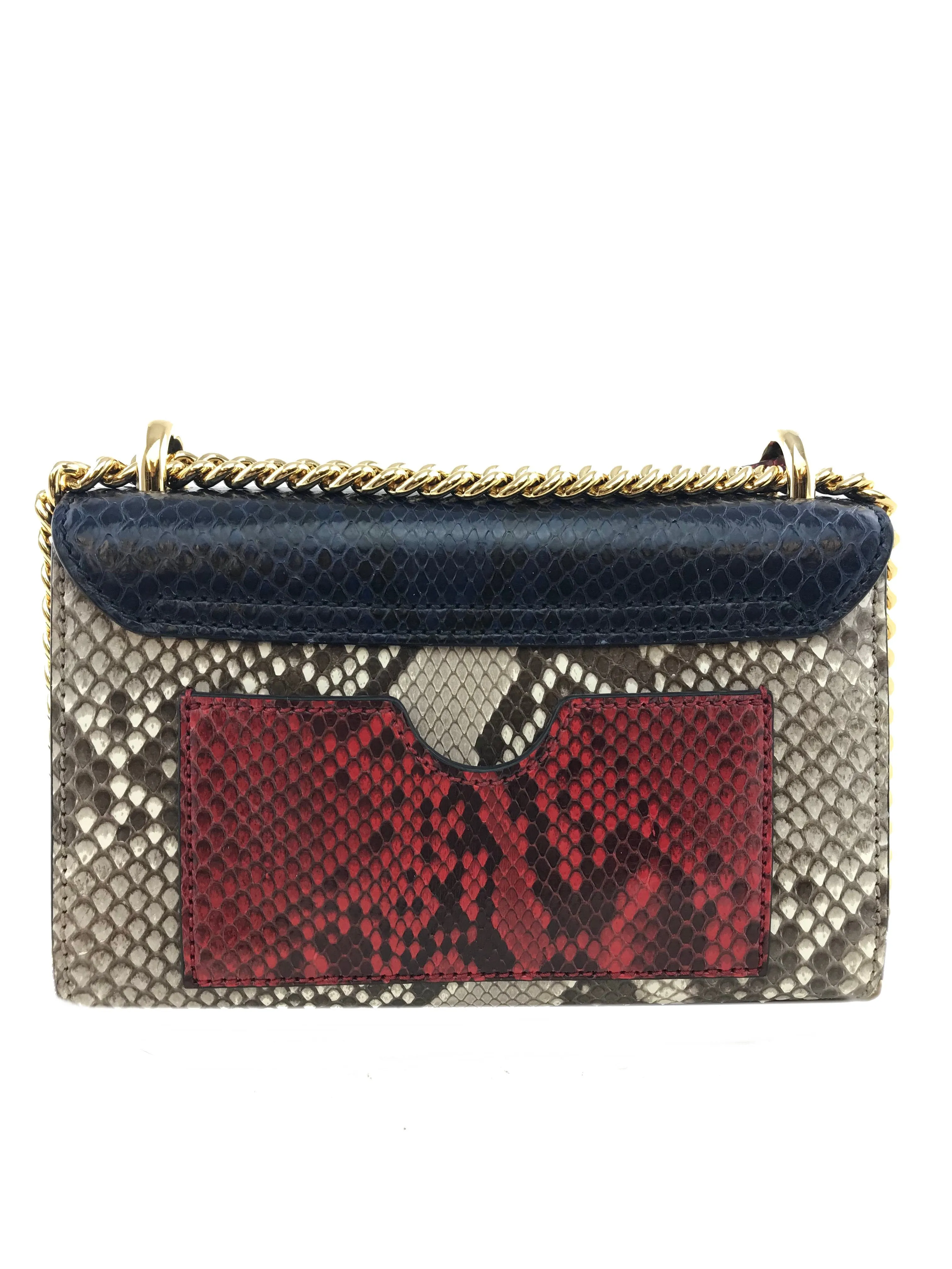 Gucci Padlock Small Python Shoulder Bag