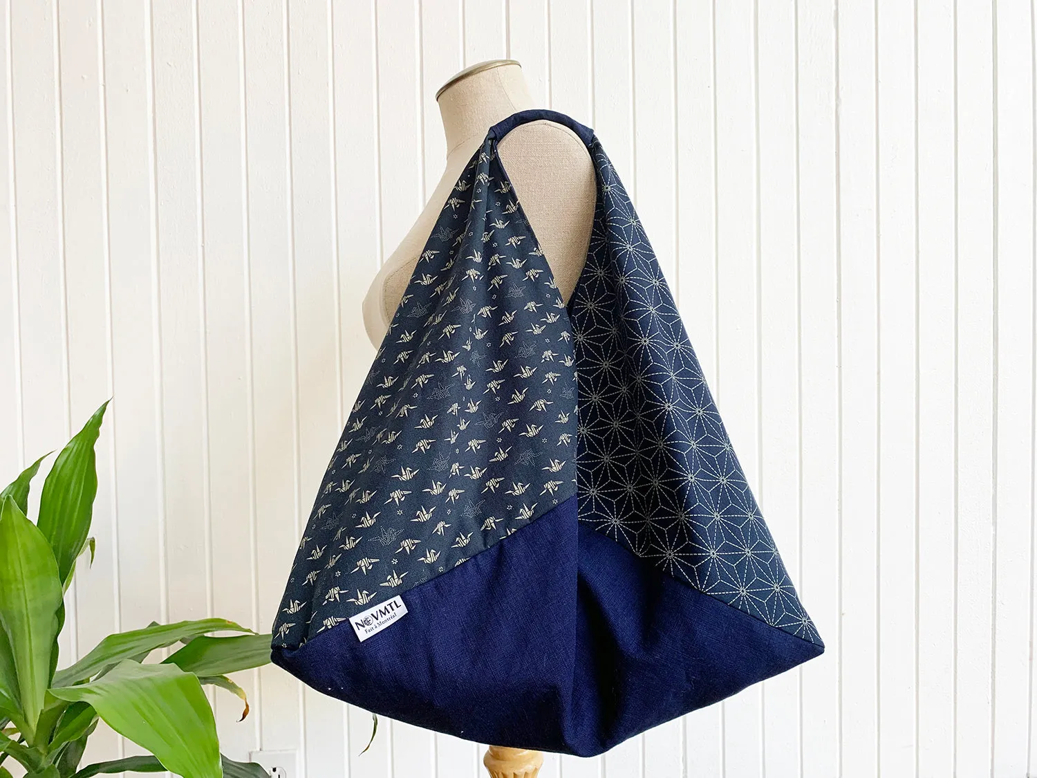 *Handmade* Origami bag | Market bag | Asanoha x Origami