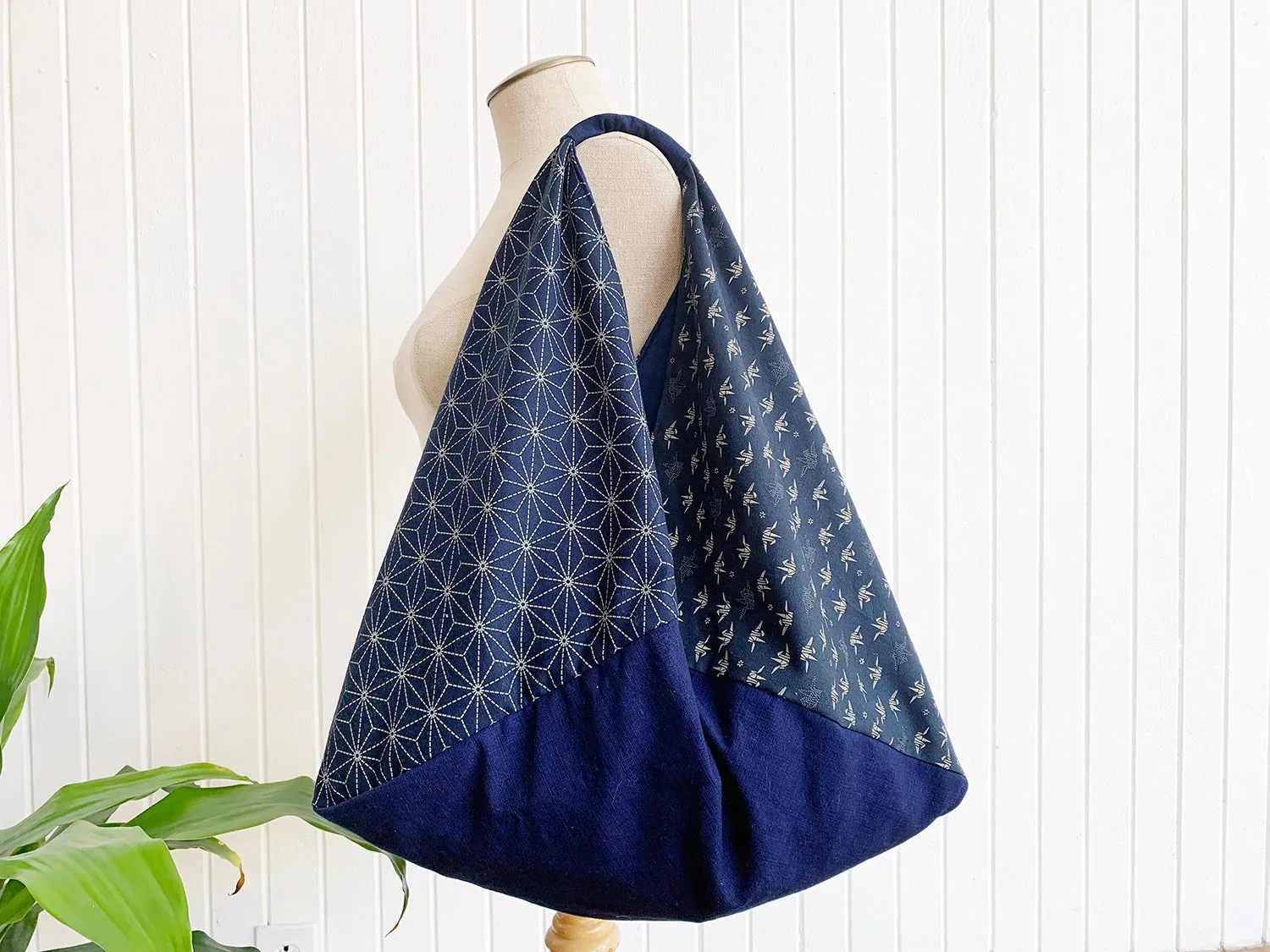 *Handmade* Origami bag | Market bag | Asanoha x Origami