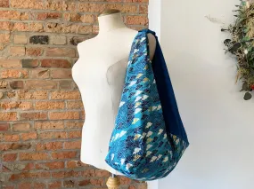 *Handmade* Origami bag | Market bag | Kumo (Teal)