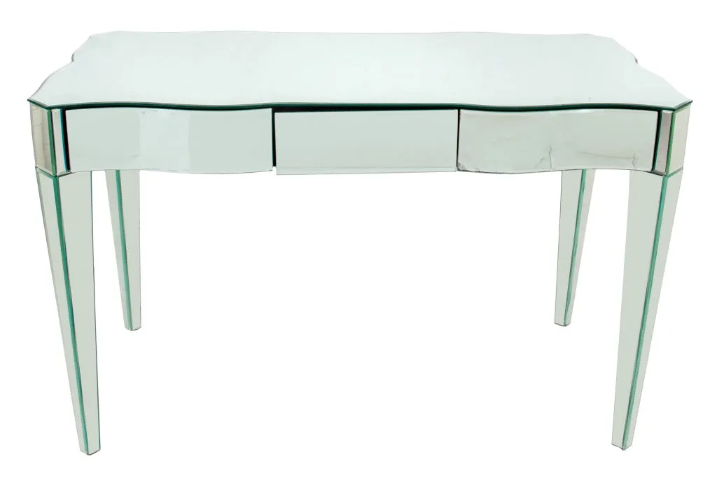 Hollywood Regency Mirrored Small Desk or Vanity