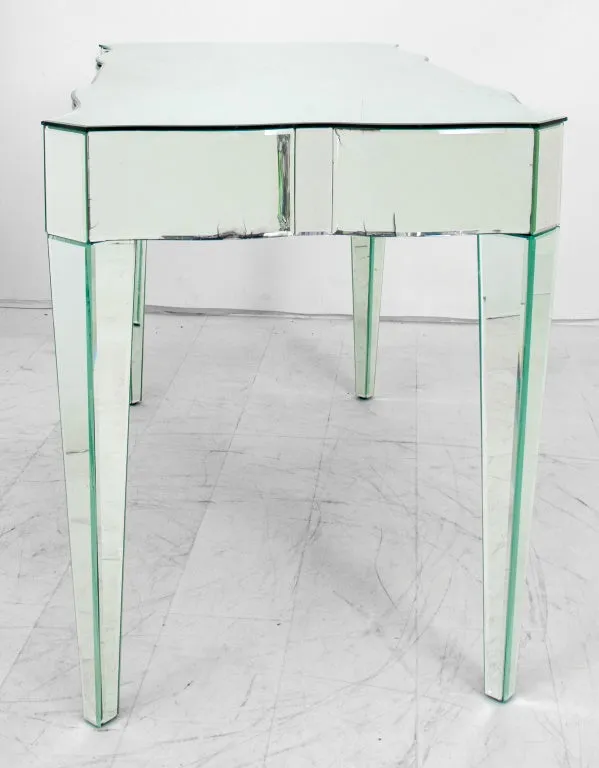 Hollywood Regency Mirrored Small Desk or Vanity