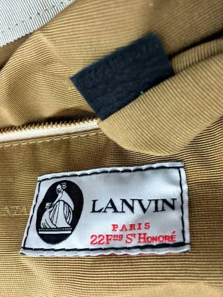 Lanvin Woven Jute Large Beach Tote Bag