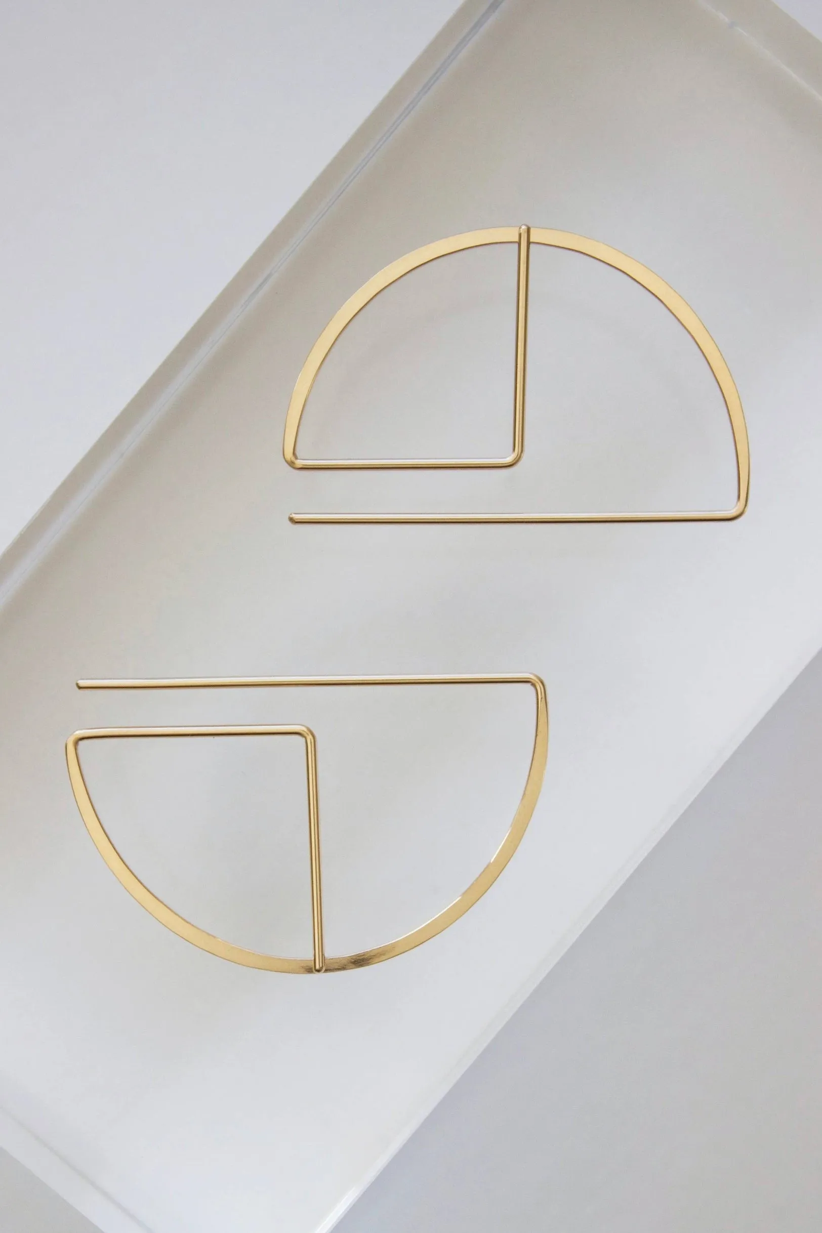 Large Round Profile Earrings | Gold Fill