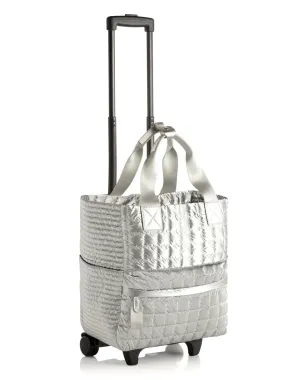 Logan Roller Tote Silver by Shiraleah