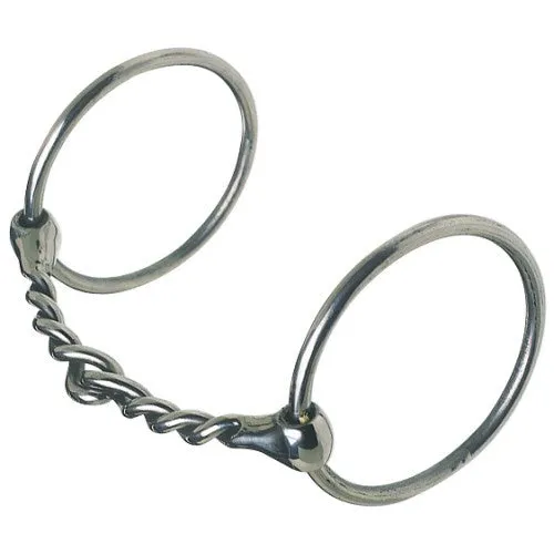 Loose Ring Snaffle bit w/Thick SS Wire Mouth