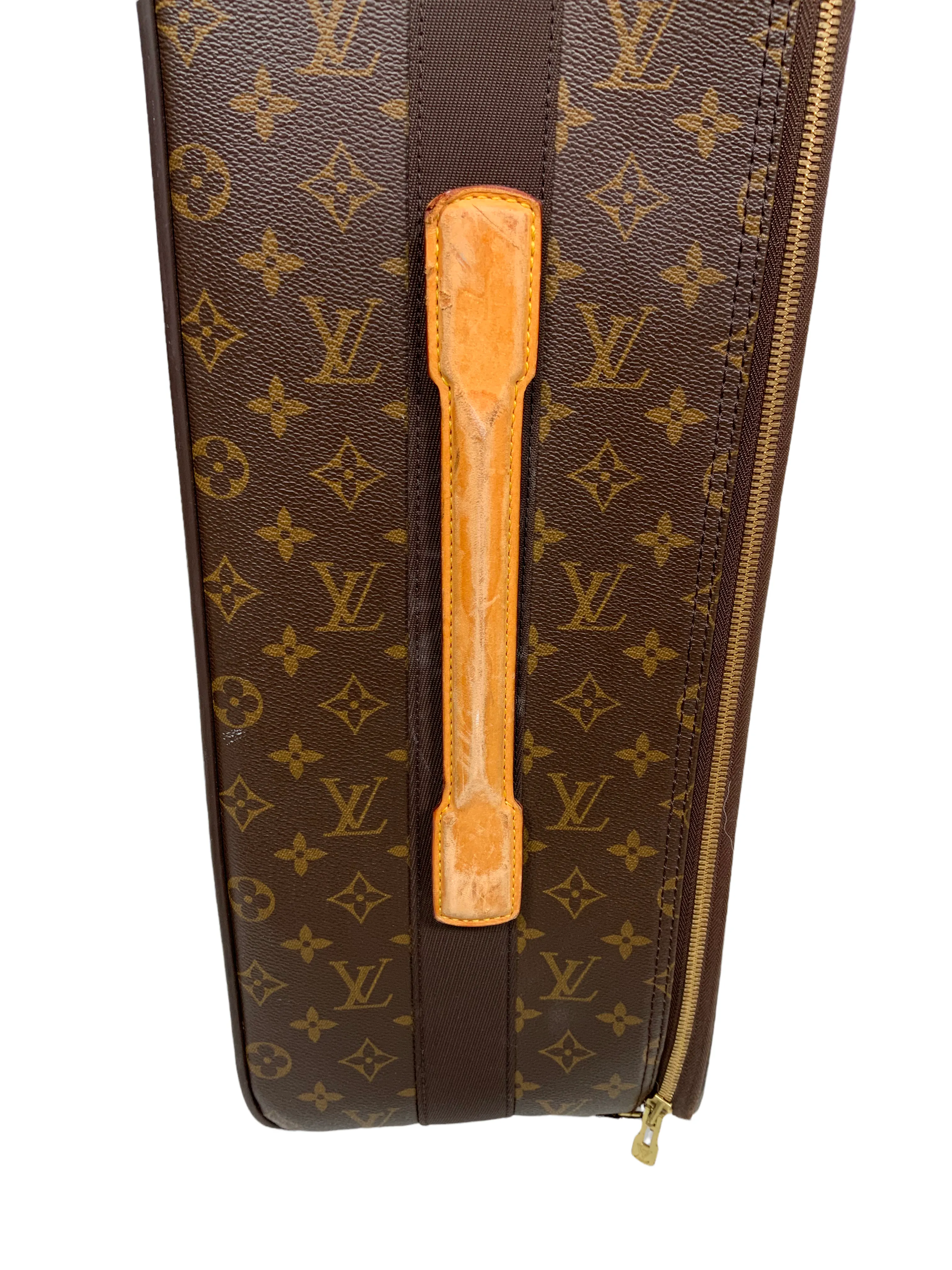 Louis Vuitton Pegase 50 Monogram Canvas Rolling Suitcase Travel Bag