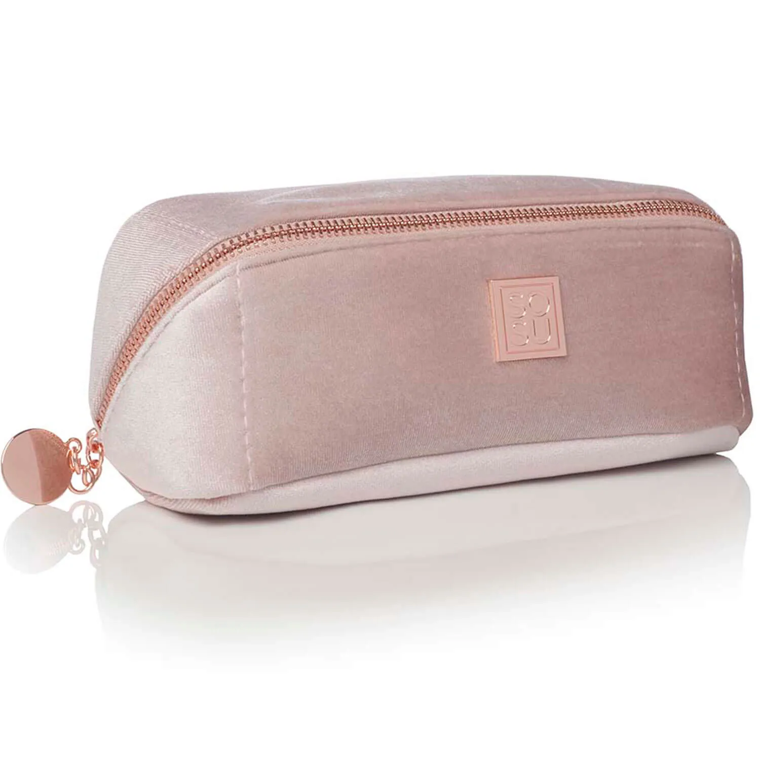 Luxury Velvet Vanity Bag - Nude