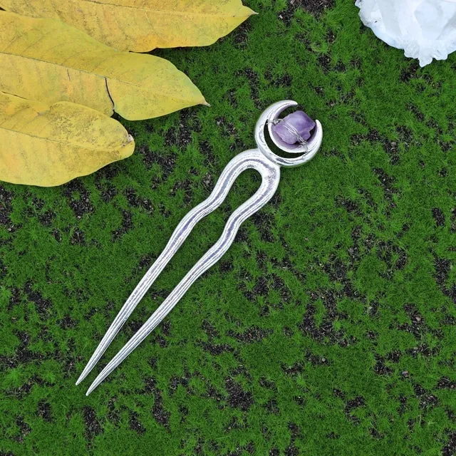 Magical Crescent Moon Hair Stick