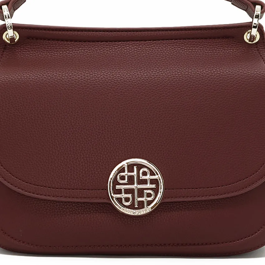 Marielle Satchel (L) Women's Bag - Wine