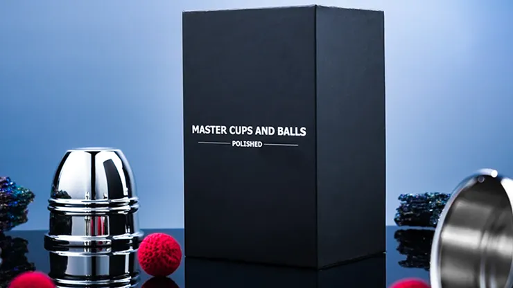 Master Cups and Balls (Silver Polished) - Trick