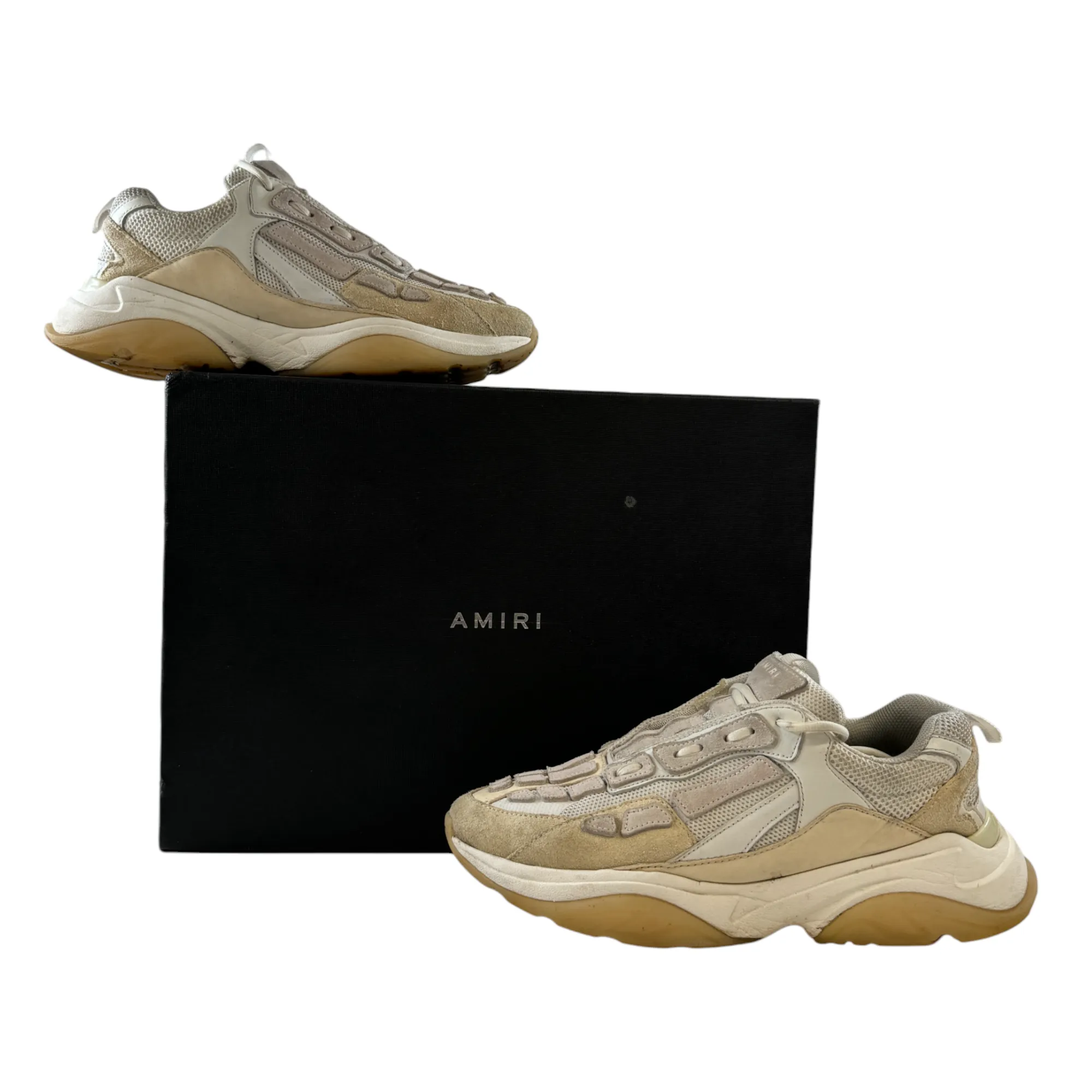 Men's Bone Runners Trainers Beige Size EU 43 / UK 9