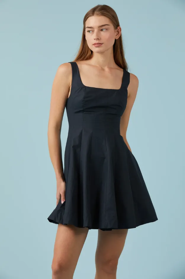 Mini Poplin Dress