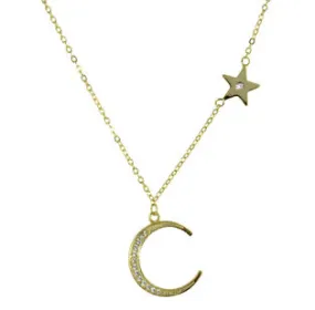 MOON & STAR NECKLACE