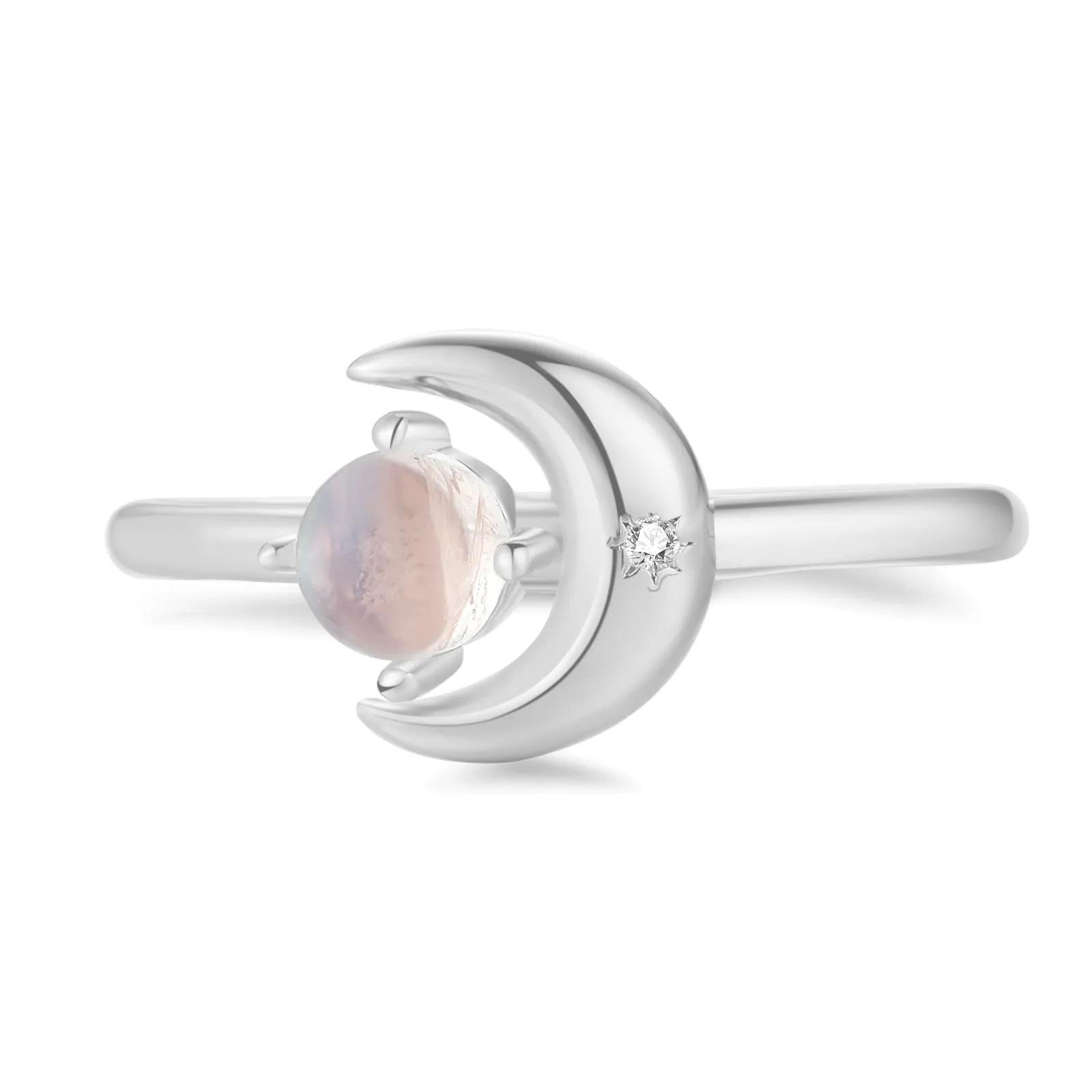 Moonstone Silver Ring - Moonshine