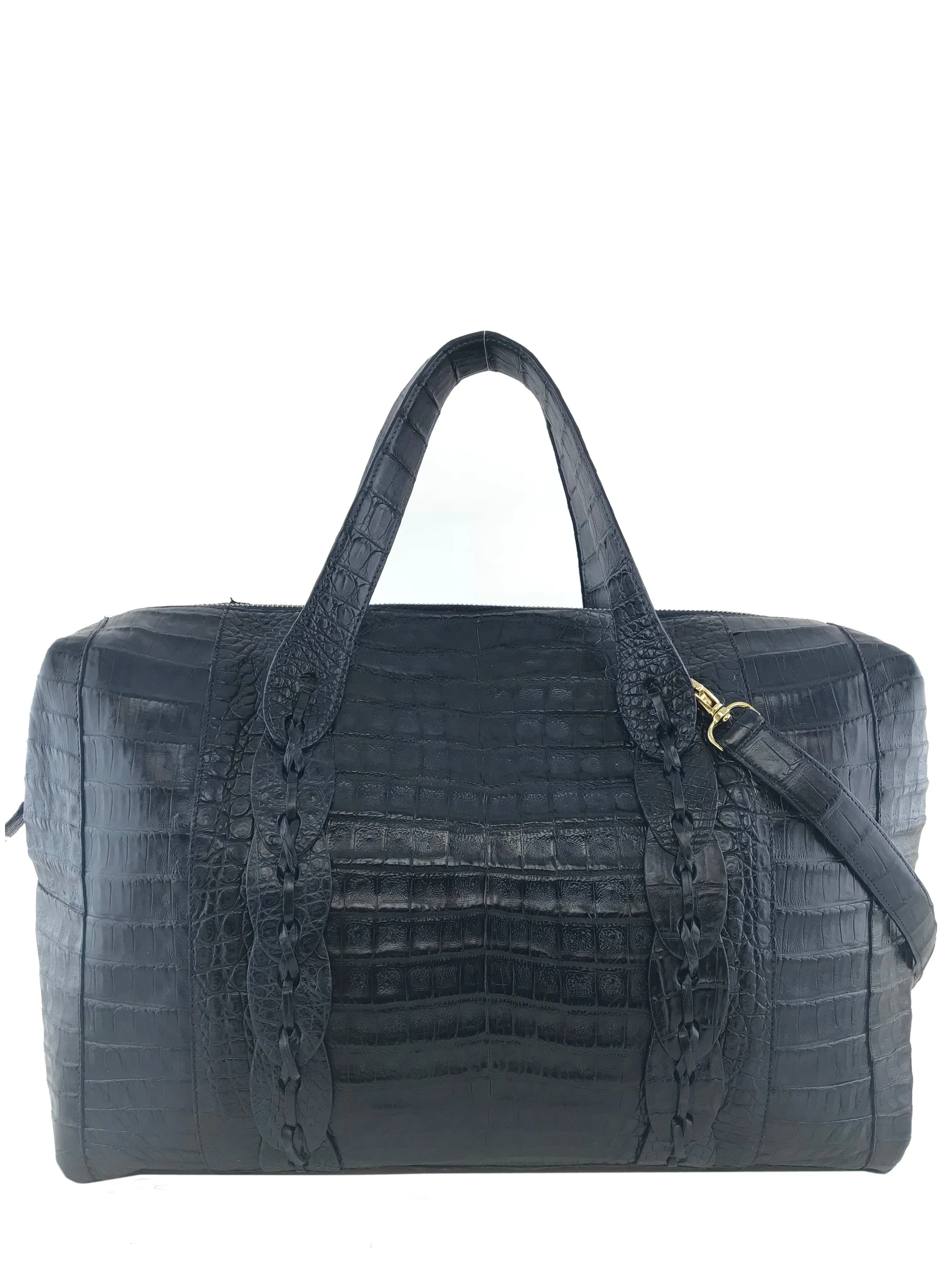 Nancy Gonzalez Large Crocodile Travel Bag