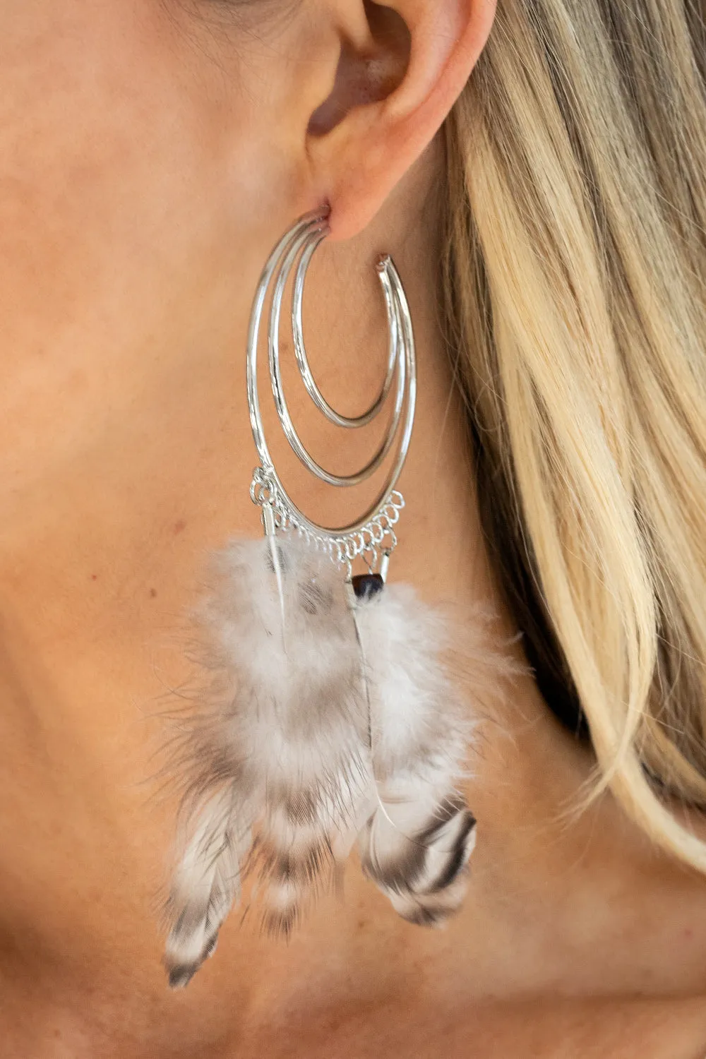 Paparazzi Accessories - Freely Free Bird - Brown Earrings