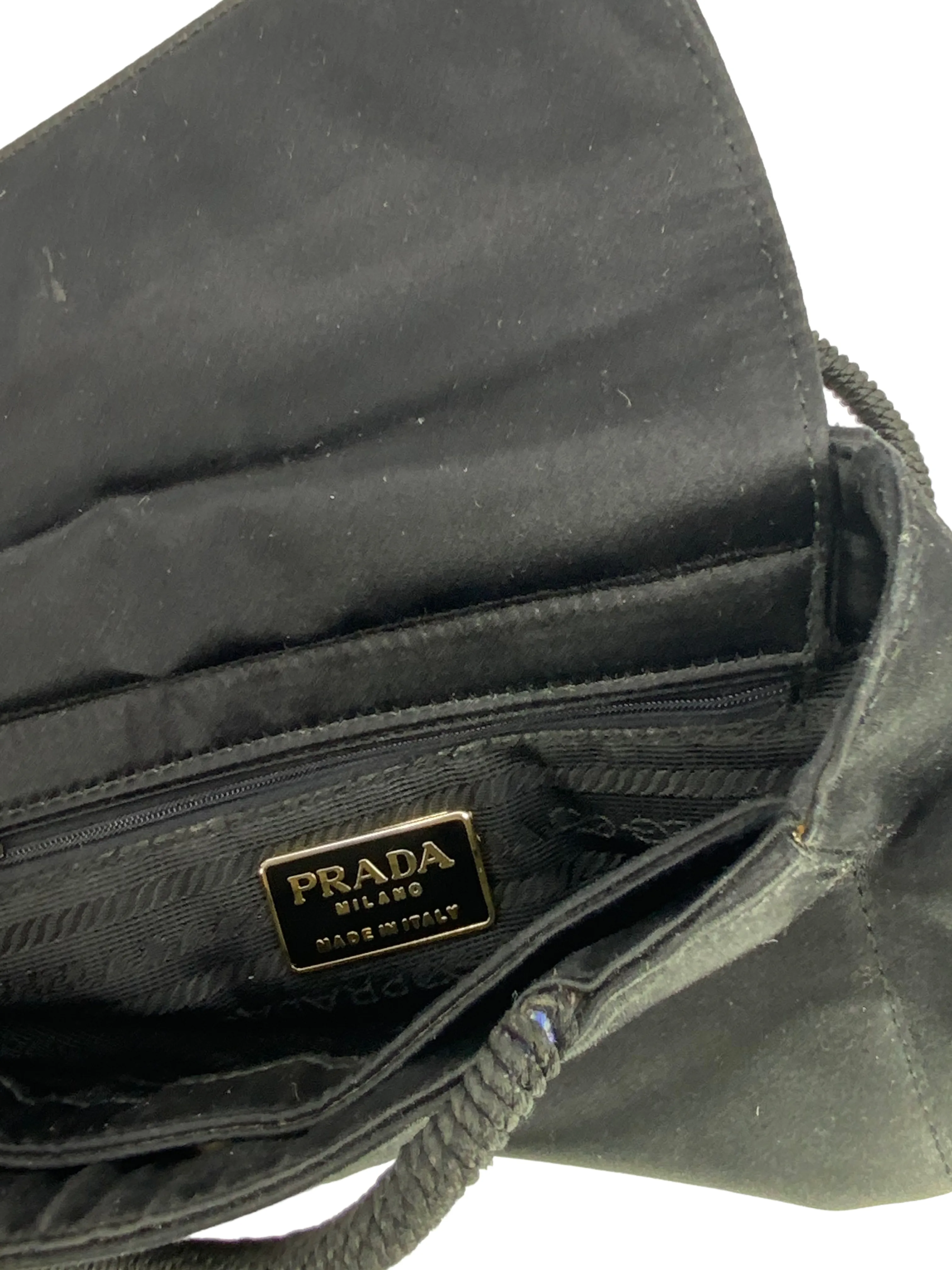 PRADA Vintage Satin Small Tote Bag