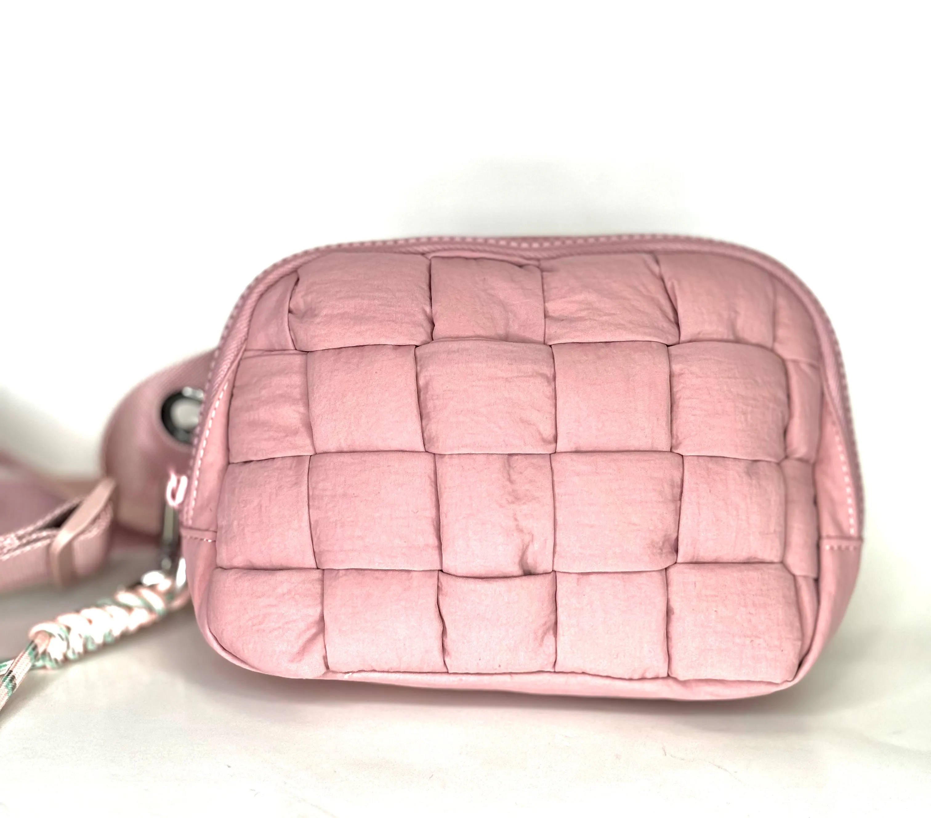 Quilted Iris Crossbody Bag